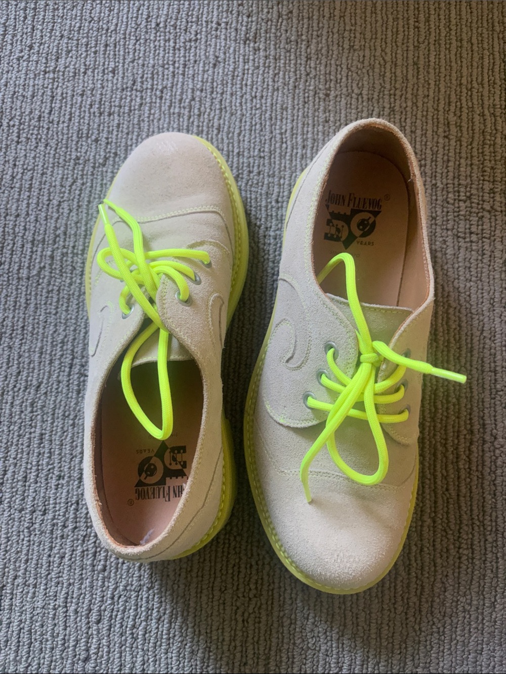 John Fluevog Gibson Swirl Oxfords - Picture 2 of 3